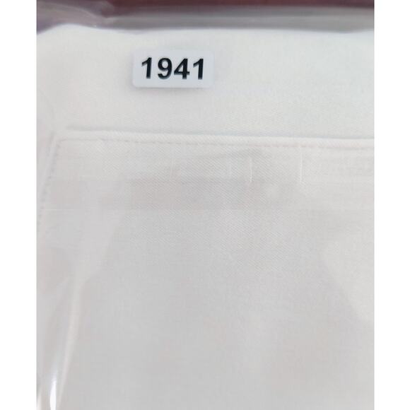 Spanx Elastic Waist Pants Women's Sz 1X White Straight Crop Leg Stretch Pull-on - Picture 14 of 15